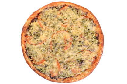 Пицца с телятиной и свежими овощами